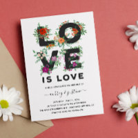 Schöne Liebe mit Blumen ist Liebe Lesben Hochzeit