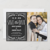 Schöne Liebe Save the Date Karte (Vorderseite)
