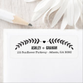 Schöne Liebe Save the Date Rücksendeadressen-Aufkl (Insitu)