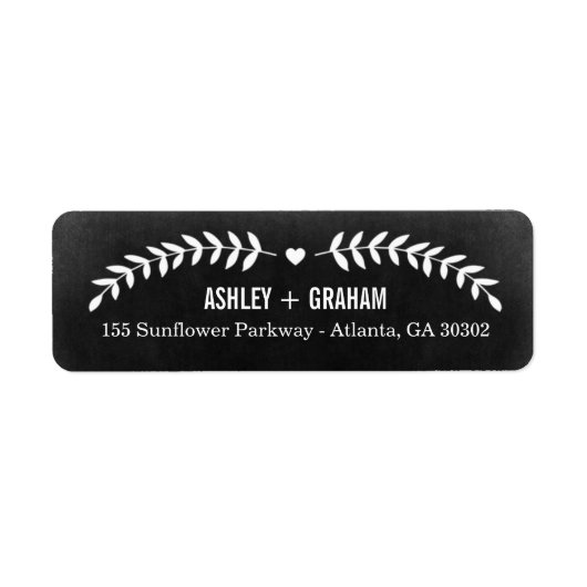 Schöne Liebe Save the Date Rücksendeadressen-Aufkl (Vorne)