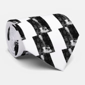 Schöne, liebevoll eingerichtete Guitar African Gra Krawatte (Gerollt)