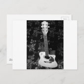 Schöne, liebevoll eingerichtete Guitar African Gra Postkarte (Vorne/Hinten)