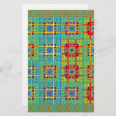 Schöne, liebevoll gestaltete Maya-Ethan Print Vekt Briefpapier (Vorne/Hinten)