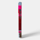 Schöne, liebevolle Rose Rot gegen Blau Case-Mate iPhone Hülle (Rückseite / Links)