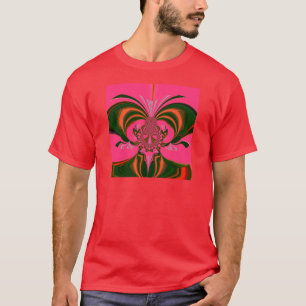 Schöne Liebliche Afrikanische Heiße Pink Rote Gold T-Shirt