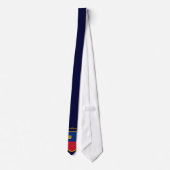 Schöne Liechtenstein-Flagge Krawatte (Rückseite)