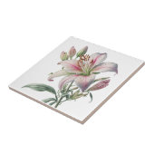 Schöne Liege Vintage botanische Keramik Tile Fliese (Seite)