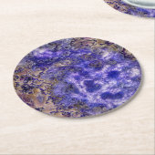 Schöne Lila Agate Drinks Untersetzer (Angewinkelt)