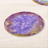 Schöne Lila Agate Drinks Untersetzer (Angewinkelt)