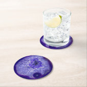 Schöne Lila Agate Drinks Untersetzer (Vor Ort)
