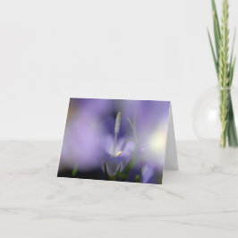 Schöne Lila Blume Danke Karte