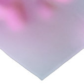 Schöne lila Blume Kurzer Tischläufer (Ecke)