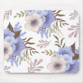 Schöne Lila Blume Mousepad (Vorne)