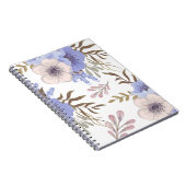 Schöne Lila Blume Notizblock (Rechte Seite)