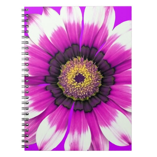 Schöne lila Blume Notizblock (Vorderseite)