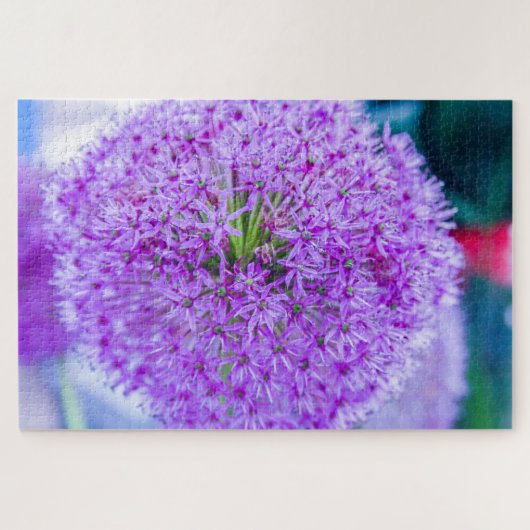 Schöne lila Blume Puzzle (Horizontal)
