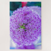 Schöne lila Blume Puzzle (Vertikal)