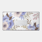 Schöne Lila Blume Schreibtischunterlage (Tastatur & Maus)