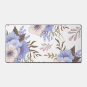 Schöne Lila Blume Schreibtischunterlage (Vorderseite)