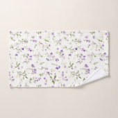 Schöne lila Blumen Brautparty Badhandtuch Set (Handtuch)