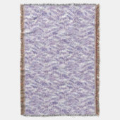 Schöne lila Blumen Brautparty Decke (Vorderseite Vertikal)