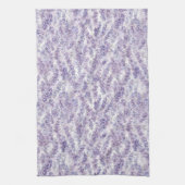 Schöne lila Blumen Brautparty Geschirrtuch (Vertikal)