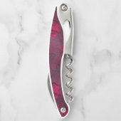 Schöne Lila Blüte Kellnermesser (Rückseite)