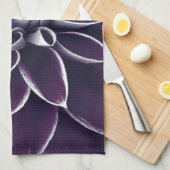 Schöne Lila Blüte Küchentuch (Viertel Falte)