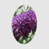 Schöne Lila Buddleia-Blume Akrylisches Ornament (Vorderseite)