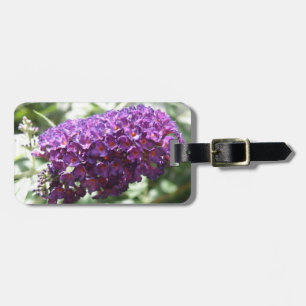 Schöne Lila Buddleia Blume Custom Tag Gepäckanhänger