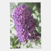 Schöne Lila Buddleia Blume Küche Handtuch (Vertikal)