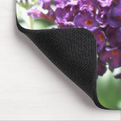 Schöne Lila Buddleia Blume Mousepad (Ecke)