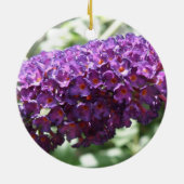 Schöne Lila Buddleia Blume Ornamente (Hinten)