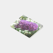 Schöne Lila Buddleia-Blume Post it notes Post-it Klebezettel (angewinkelt)