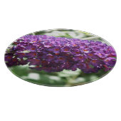 Schöne Lila Buddleia-Blume Schneidebrett (Ecke)