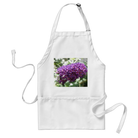 Schöne Lila Buddleia Blume Schürze (Vorne)