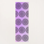 Schöne lila Chakras Meditations-und Yoga-Matte Yogamatte (Rückseite)