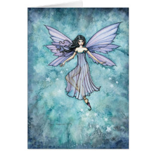 Schöne lila Feen-Fantasie-Kunst von Molly Harrison