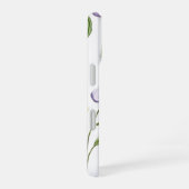 Schöne lila gelbe Blumen iPhone 16 Hülle (Rechte Seite)