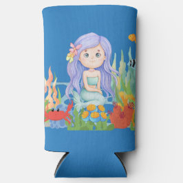 Schöne LILA Haarbietung im Meer Selters Dosenkühler