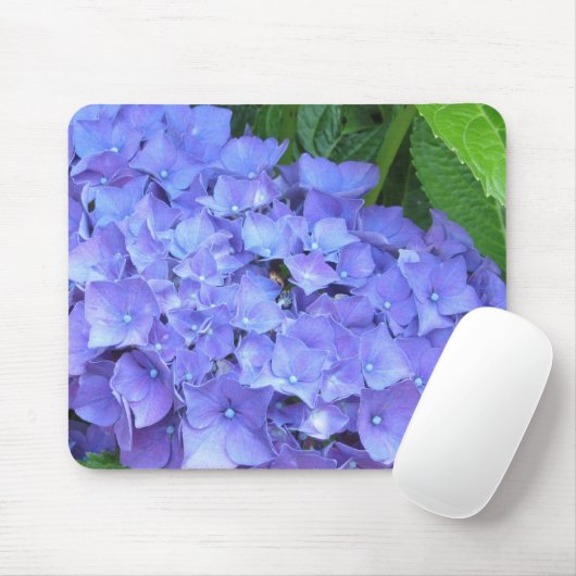 Schöne Lila Hydrangeas Mousepad (Mit Mouse)