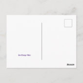 Schöne Lila Iren im Mai Postkarte (Rückseite)