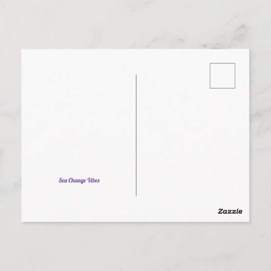 Schöne Lila Iren im Mai Postkarte (Rückseite)