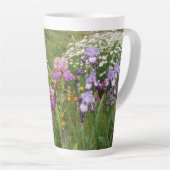 Schöne Lila Iris Blume Blumengarten Foto C Milchtasse (Rechte Ecke)