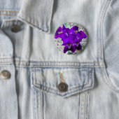 Schöne lila Iris Button (Beispiel)