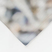 Schöne lila Iris Fleecedecke (Ecke)