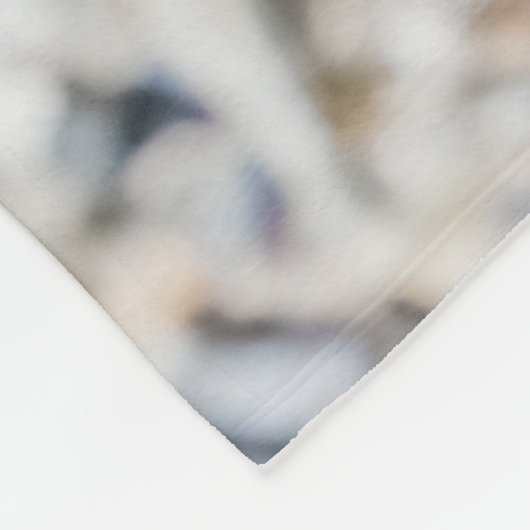 Schöne lila Iris Fleecedecke (Ecke)