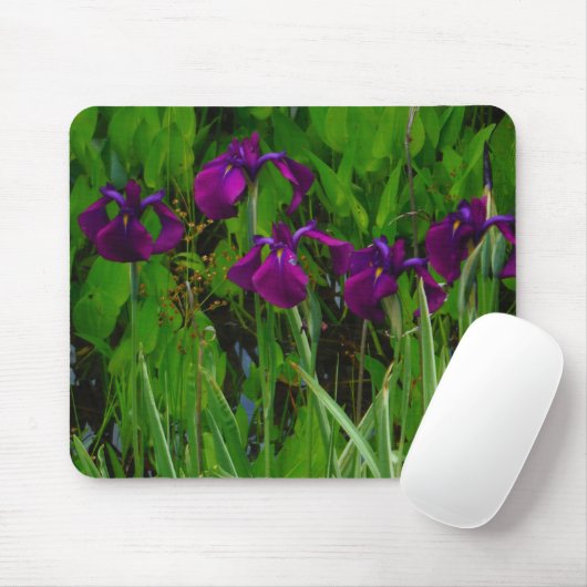 Schöne Lila Iris Mousepad (Mit Mouse)