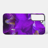 Schöne lila Iris Samsung Galaxy Hülle (Rückseite (Horizontal))