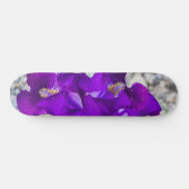Schöne lila Iris Skateboard (Horizontal)